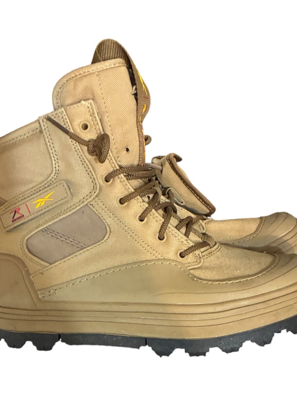 Women's Combat Moto Boots - Tan Lace-Up Tactical Style